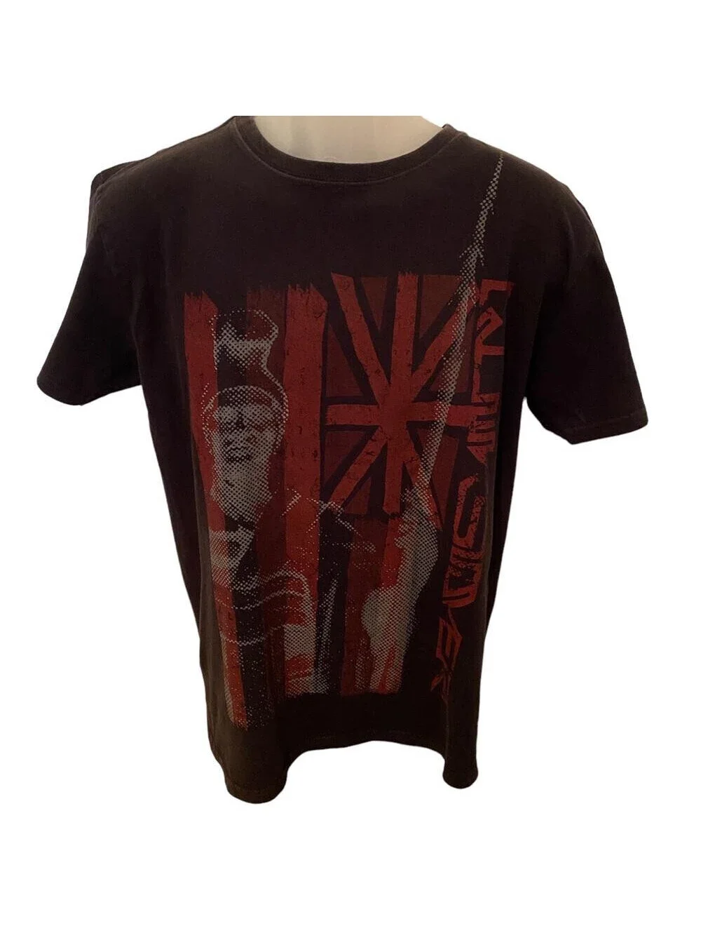 QUIKSILVER Hawaiian Warrior Hawaii Flag Tee Shirt Men M Medium
